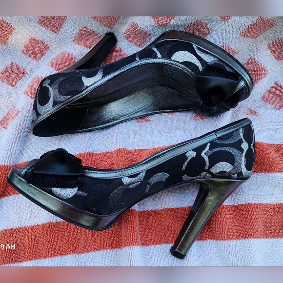 Coach open toe high heels - Picture 2 of 13